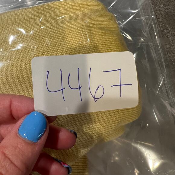 MIU MIU Women's Wool Knit Cardigan Size 36 In Yellow - Picture 7 of 7